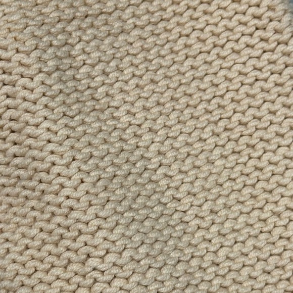 NWT Narciso Rodriguez Gold Beige Cotton Blend Cable Knit Sweater - Size Small - Picture 7 of 15